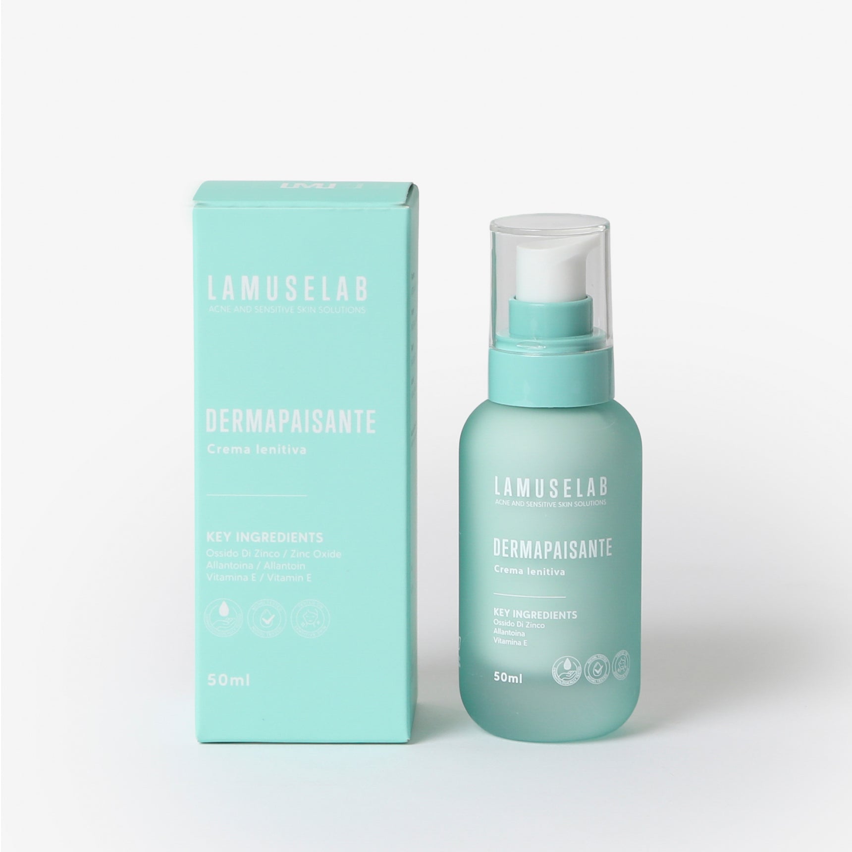 Dermapaisante: crema lenitiva e anti-imperfezioni pelle sensibile a tendenza anceinca, 50ml - LaMuseLab
