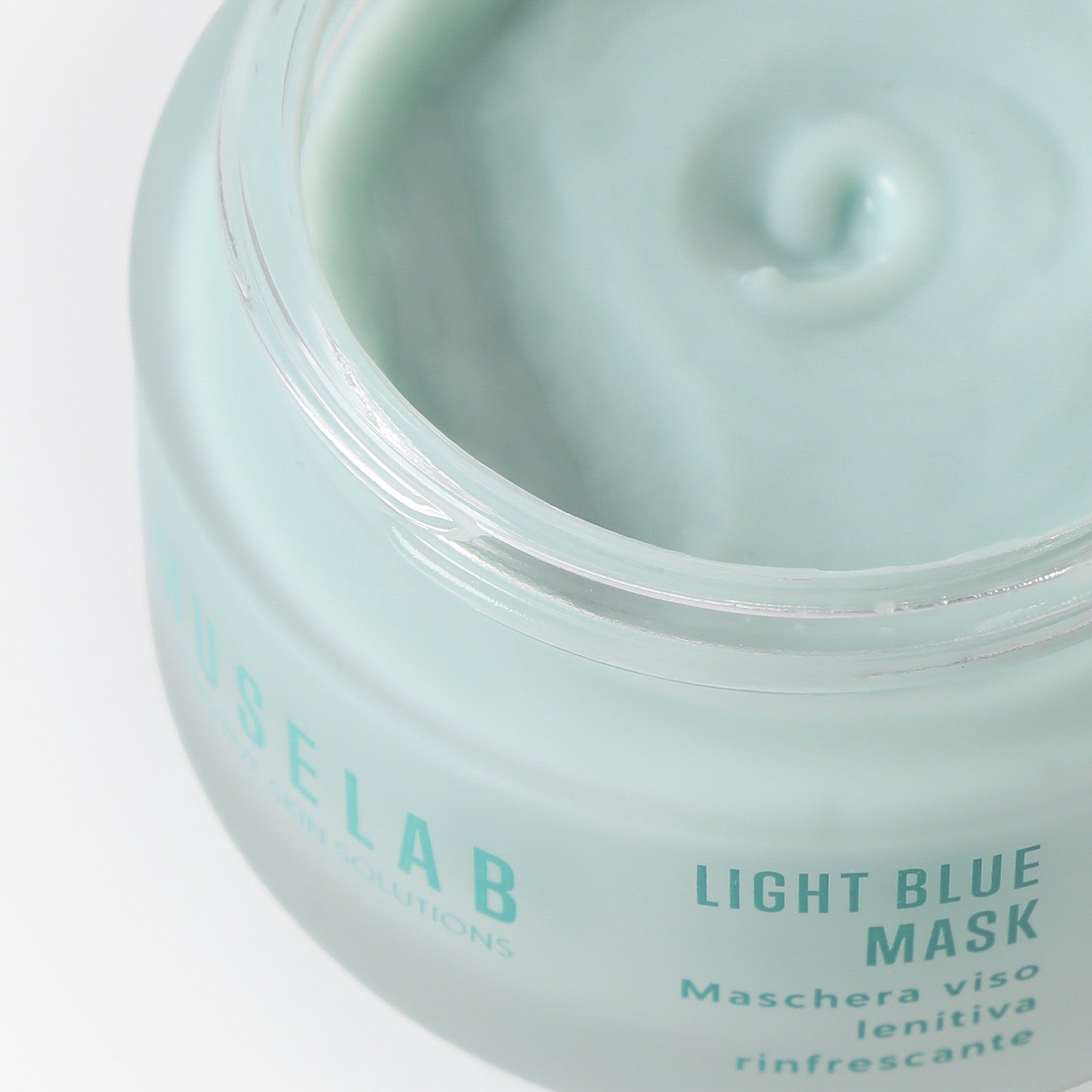 Light blue mask: Maschera Lenitiva e anti imperfezioni per pelle sensibile 100 ml - LaMuseLab
