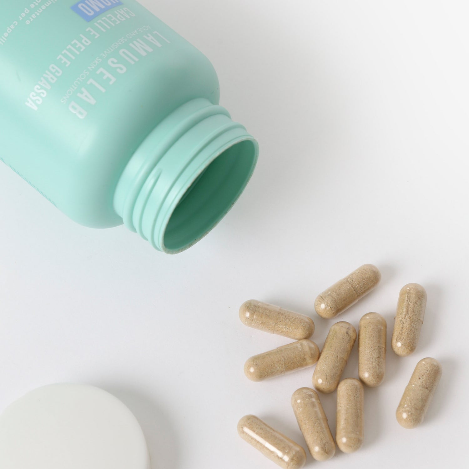 Lamuselab capelli e pelle grassa uomo- integratore alimentare per capelli e pelle grassa  90 Capsule