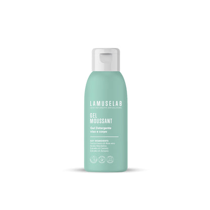 Gel moussant, gel detergente viso e corpo 100 ml