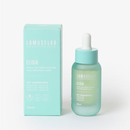 Siero elisir: idratante leggero per pelle grassa a tendenza acneica, 30 ml- LaMuseLab